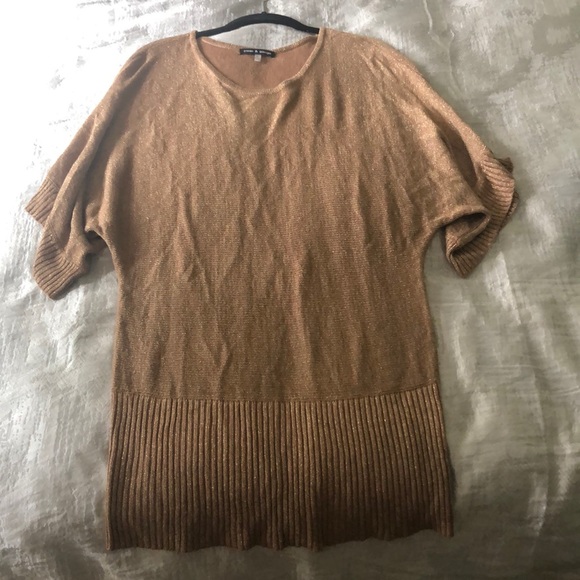 Shimmer sparkly tan top - Picture 2 of 4